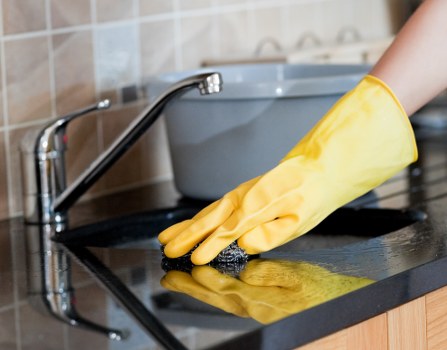Deep upholstery cleaning in Leicester with stain treatment