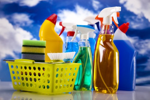 Clean carpet fibers after a professional cleaning service